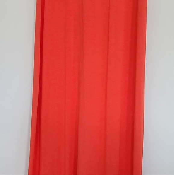 Orange t-shirt dress - Picture 2 of 11